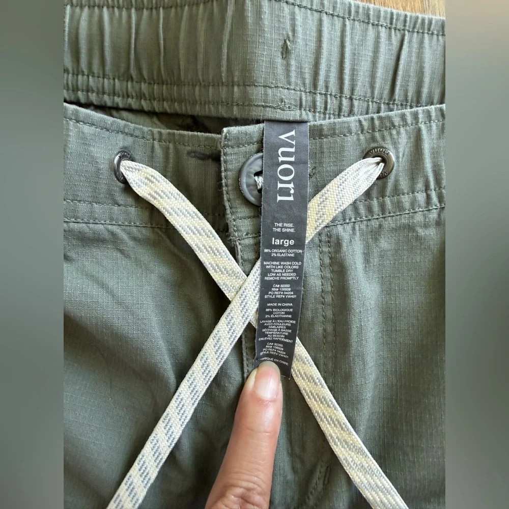 Vuori Women’s Ripstop Pants Tapered Jogger Drawstring Size L - Picture 3 of 3